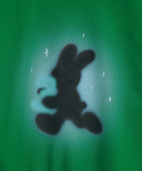 HIGH SCHOOL DISCO（ハイスクールディスコ）の「BLACK RABBIT SWEATSHIRT_GREEN（スウェット・レディース・その他・FREE）」の4枚目の写真