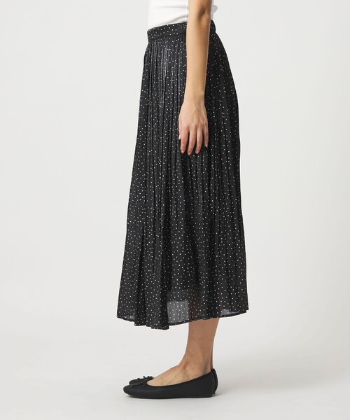 A DAY IN THE LIFE UNITED ARROWS(アデイインザライフユナイテッドアローズ)の「シャイニー プリーツスカート ‐ウォッシャブル‐ <A DAY IN THE LIFE>(スカート・レディース・その他1/ダークグレー/ネイビー/ナチュラル・FREE)」の21枚目の写真