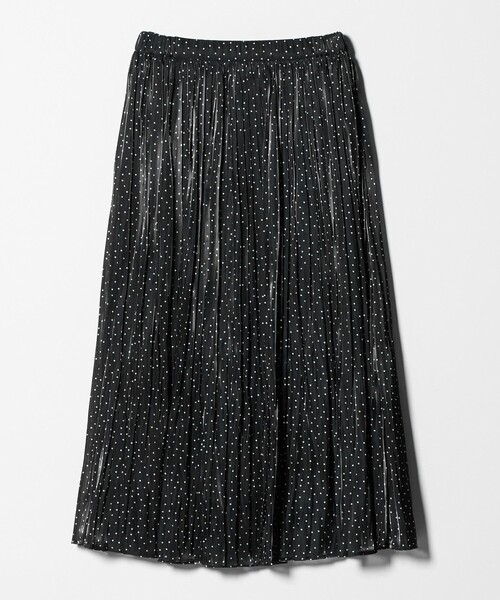 A DAY IN THE LIFE UNITED ARROWS(アデイインザライフユナイテッドアローズ)の「シャイニー プリーツスカート ‐ウォッシャブル‐ <A DAY IN THE LIFE>(スカート・レディース・その他1/ダークグレー/ネイビー/ナチュラル・FREE)」の6枚目の写真