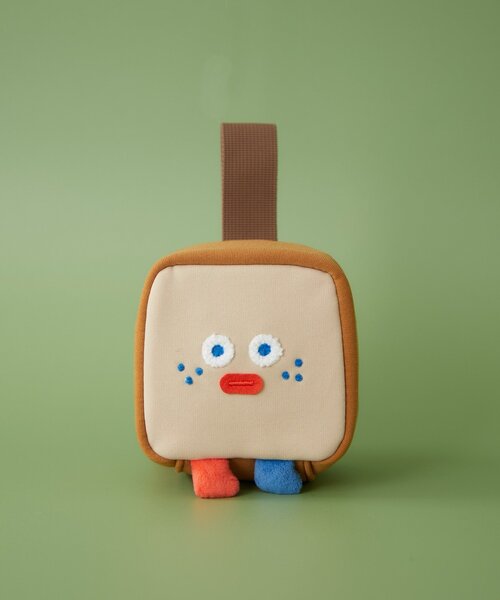 BIRTHDAY BAR（バースデイバー）の「【BRUNCH BROTHE ブランチブラザー】おにぎりポーチ（お弁当箱・レディース・ブラウン/ホワイト/イエロー・0）」の8枚目の写真