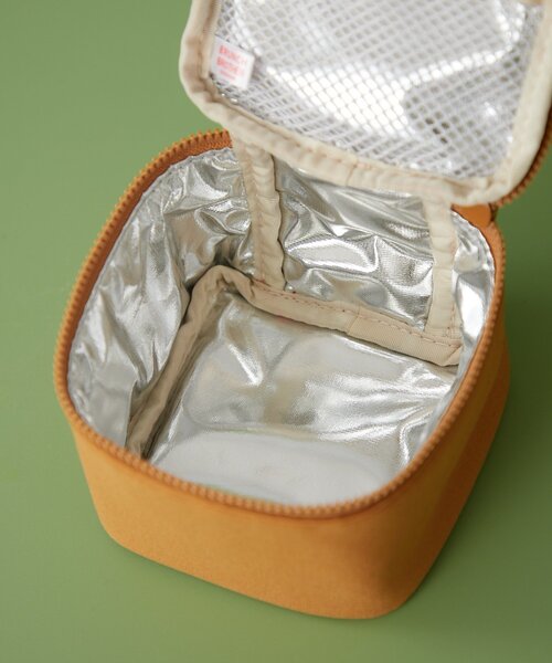 BIRTHDAY BAR（バースデイバー）の「【BRUNCH BROTHE ブランチブラザー】おにぎりポーチ（お弁当箱・レディース・ブラウン/ホワイト/イエロー・0）」の13枚目の写真