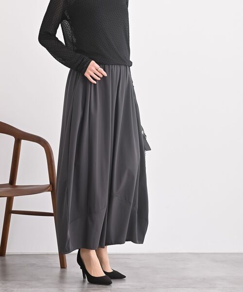 rps（アールピーエス）の「ボリュームイージーパンツ（その他パンツ・レディース・ベージュ/ブラック/チャコールグレー・フリー）」の5枚目の写真