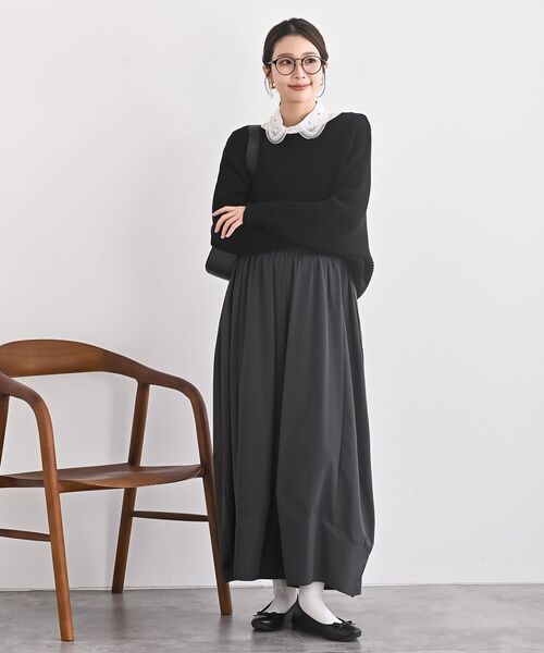 rps（アールピーエス）の「ボリュームイージーパンツ（その他パンツ・レディース・ベージュ/ブラック/チャコールグレー・フリー）」の10枚目の写真