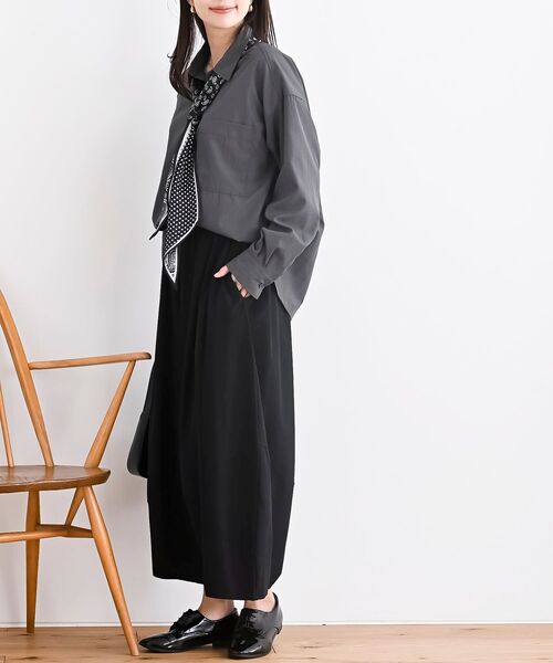 rps（アールピーエス）の「ボリュームイージーパンツ（その他パンツ・レディース・ベージュ/ブラック/チャコールグレー・フリー）」の14枚目の写真