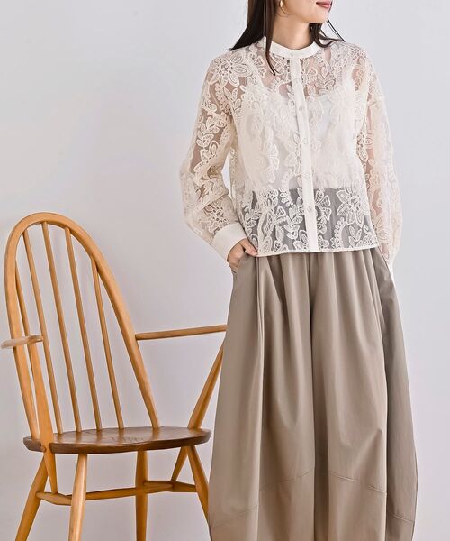 rps（アールピーエス）の「ボリュームイージーパンツ（その他パンツ・レディース・ベージュ/ブラック/チャコールグレー・フリー）」の20枚目の写真