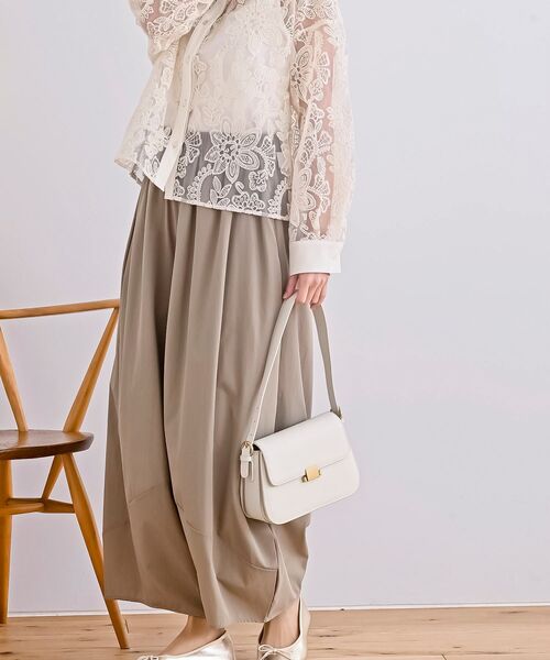 rps（アールピーエス）の「ボリュームイージーパンツ（その他パンツ・レディース・ベージュ/ブラック/チャコールグレー・フリー）」の22枚目の写真