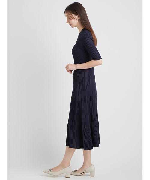 CELFORD（セルフォード）の「【洗える】ディフォメーションワンピース（ワンピース・レディース・サックスブルー/オフホワイト/ネイビー・36/38）」の12枚目の写真