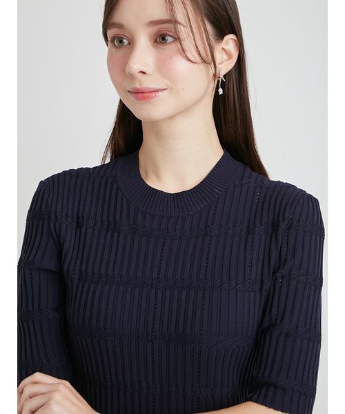 CELFORD（セルフォード）の「【洗える】ディフォメーションワンピース（ワンピース・レディース・サックスブルー/オフホワイト/ネイビー・36/38）」の13枚目の写真