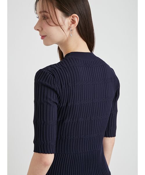 CELFORD（セルフォード）の「【洗える】ディフォメーションワンピース（ワンピース・レディース・サックスブルー/オフホワイト/ネイビー・36/38）」の15枚目の写真