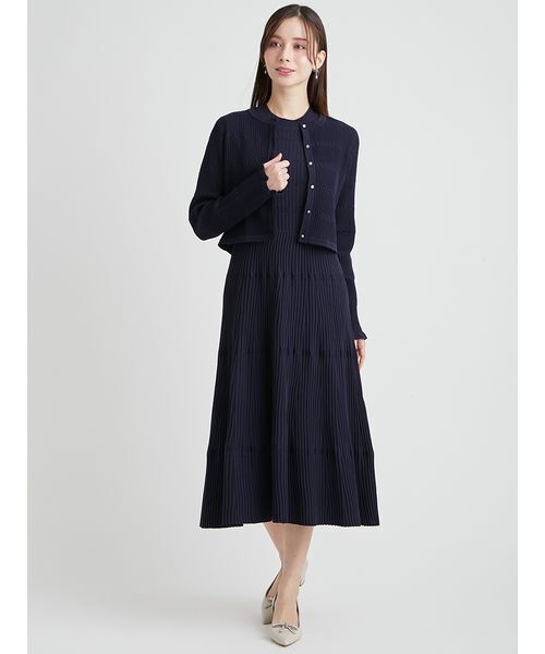 CELFORD（セルフォード）の「【洗える】ディフォメーションワンピース（ワンピース・レディース・サックスブルー/オフホワイト/ネイビー・36/38）」の18枚目の写真