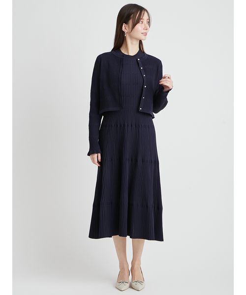 CELFORD（セルフォード）の「【洗える】ディフォメーションワンピース（ワンピース・レディース・サックスブルー/オフホワイト/ネイビー・36/38）」の19枚目の写真