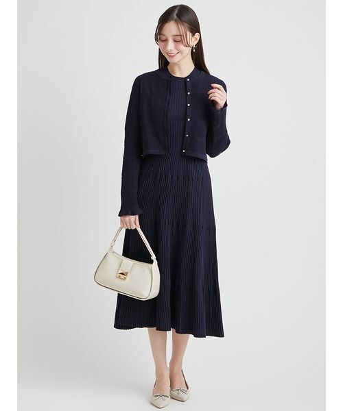 CELFORD（セルフォード）の「【洗える】ディフォメーションワンピース（ワンピース・レディース・サックスブルー/オフホワイト/ネイビー・36/38）」の20枚目の写真