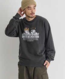 BACK NUMBER | 【BACK NUMBER】アニマル柄グラフィック スウェットプルオーバー (ユニセックス/裏毛/ストリート)(スウェット)