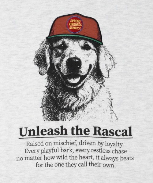 BACK NUMBER（バックナンバー）の「【BACK NUMBER】アニマル柄グラフィック スウェットプルオーバー (ユニセックス/裏毛/ストリート)（スウェット・メンズ・ネイビー/グレー/ブラック・M/L/XL/S）」の5枚目の写真