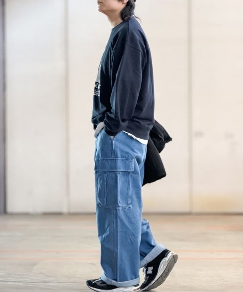 BACK NUMBER（バックナンバー）の「【BACK NUMBER】アニマル柄グラフィック スウェットプルオーバー (ユニセックス/裏毛/ストリート)（スウェット・メンズ・ネイビー/グレー/ブラック・M/L/XL/S）」の18枚目の写真