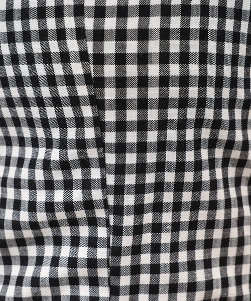 ROYAL PARTY（ロイヤルパーティー）の「レーストリミングリボンキャミソール（キャミソール・レディース・ブルー/オフホワイト/チェック・FREE）」の10枚目の写真