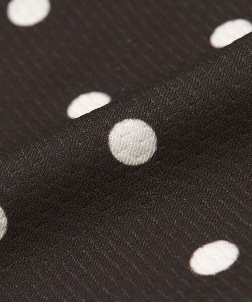 green label relaxing(グリーンレーベルリラクシング)の「ハイネックWリボンフレア&ショーツ ドット柄 ブラック スイムウェア / 水着(水着・レディース・ブラック・FREE)」の11枚目の写真