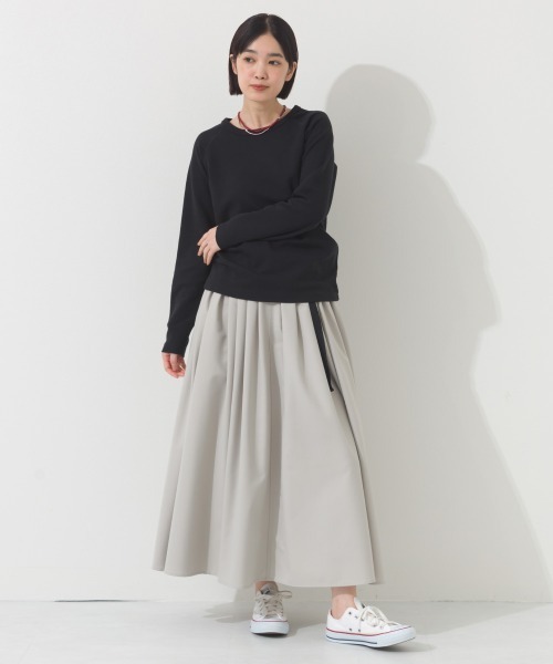 OMNES(オムネス)の「ジャガードラグラン長袖Tシャツ(Tシャツ/カットソー・レディース・イエロー/ホワイト/ブラック/グレー・MEDIUM/LARGE/X-LARGE)」の13枚目の写真