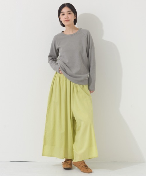 OMNES(オムネス)の「ジャガードラグラン長袖Tシャツ(Tシャツ/カットソー・レディース・イエロー/ホワイト/ブラック/グレー・MEDIUM/LARGE/X-LARGE)」の18枚目の写真