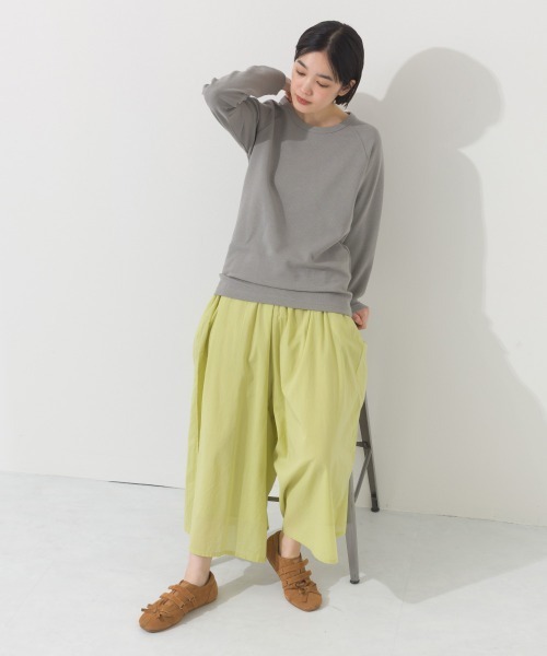 OMNES(オムネス)の「ジャガードラグラン長袖Tシャツ(Tシャツ/カットソー・レディース・イエロー/ホワイト/ブラック/グレー・MEDIUM/LARGE/X-LARGE)」の19枚目の写真