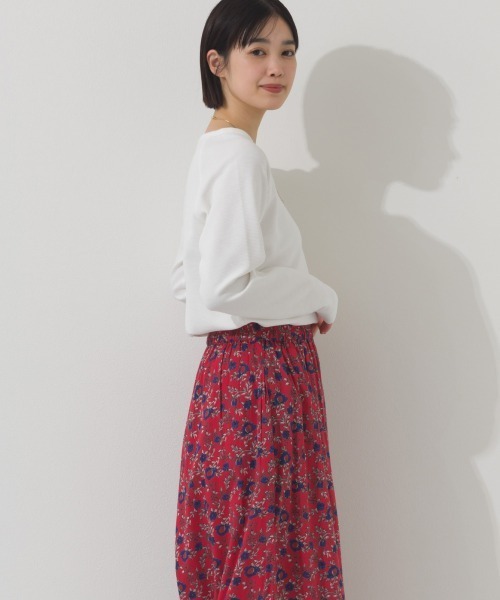 OMNES(オムネス)の「ジャガードラグラン長袖Tシャツ(Tシャツ/カットソー・レディース・イエロー/ホワイト/ブラック/グレー・MEDIUM/LARGE/X-LARGE)」の6枚目の写真