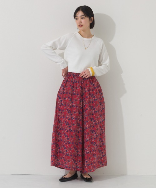 OMNES(オムネス)の「ジャガードラグラン長袖Tシャツ(Tシャツ/カットソー・レディース・イエロー/ホワイト/ブラック/グレー・MEDIUM/LARGE/X-LARGE)」の8枚目の写真