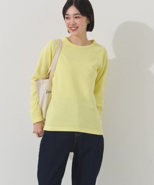 OMNES(オムネス)の「ジャガードラグラン長袖Tシャツ(Tシャツ/カットソー・レディース・イエロー/ホワイト/ブラック/グレー・MEDIUM/LARGE/X-LARGE)」の20枚目の写真
