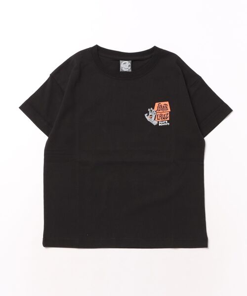 SANTA CRUZ(サンタクルーズ)の「SANTACRUZ/サンタクルーズ 26MS606-42 キッズ Tシャツ(Tシャツ/カットソー・キッズ・ブラック/ライトグリーン/ホワイト・100cm/110cm/120cm/130cm/140cm/150cm/160cm)」の2枚目の写真