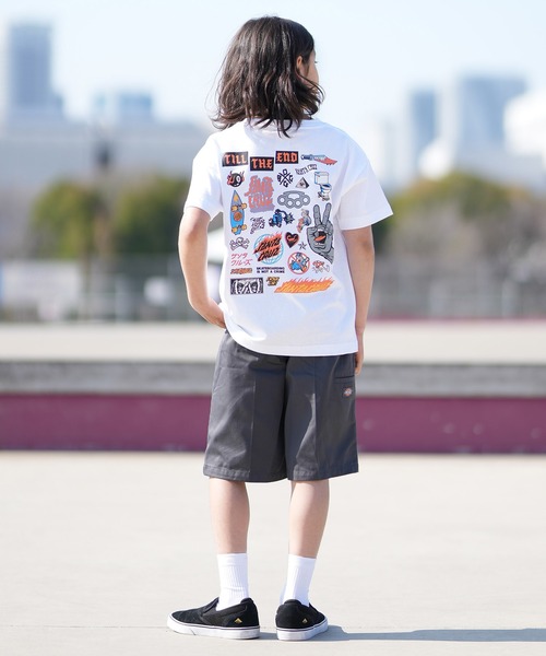 SANTA CRUZ(サンタクルーズ)の「SANTACRUZ/サンタクルーズ 26MS606-42 キッズ Tシャツ(Tシャツ/カットソー・キッズ・ブラック/ライトグリーン/ホワイト・100cm/110cm/120cm/130cm/140cm/150cm/160cm)」の9枚目の写真