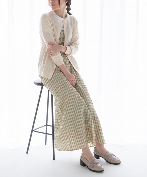 JELLY BEANS(ジェリービーンズ)の「ターバンリボンヒールローファーパンプス(204-61158)JELLY BEANS(ジェリービーンズ)(パンプス・レディース・ブラック/ライトベージュ/ダークベージュ・22.5/23/23.5/24/24.5)」の8枚目の写真