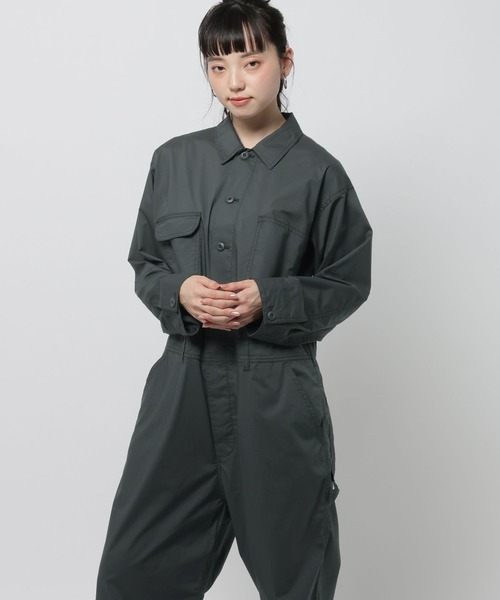 niko and...（ニコアンド）の「Gardenジャンプスーツ（つなぎ/オールインワン・レディース・ベージュ/チャコール・FREE）」の2枚目の写真