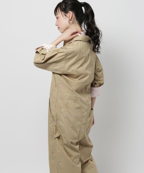 niko and...（ニコアンド）の「Gardenジャンプスーツ（つなぎ/オールインワン・レディース・ベージュ/チャコール・FREE）」の8枚目の写真