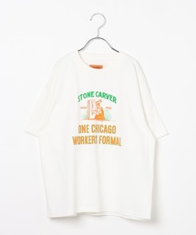 GLOBAL WORK | UNIVERSAL OVERALL/グラフィックTシャツ/635366(Tシャツ/カットソー)