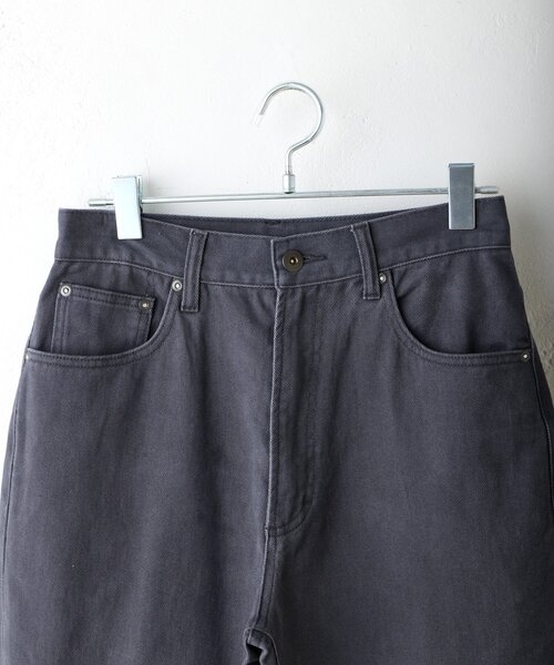 WHIMSIC（ウィムジック）の「【UNISEX/2サイズ展開/SETUP対応】コットンツイルニータックパンツ（その他パンツ・メンズ・オフホワイト/チャコールグレー・1/2）」の15枚目の写真