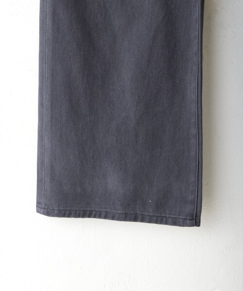 WHIMSIC（ウィムジック）の「【UNISEX/2サイズ展開/SETUP対応】コットンツイルニータックパンツ（その他パンツ・メンズ・オフホワイト/チャコールグレー・1/2）」の20枚目の写真