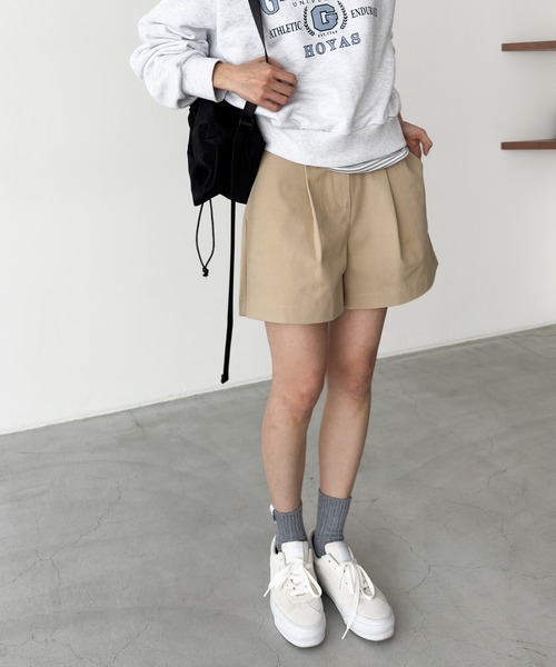 CANAL JEAN(キャナルジーン)の「El mar コットンショートパンツ(その他パンツ・レディース・クリーム/ベージュ・MEDIUM/SMALL)」の1枚目の写真