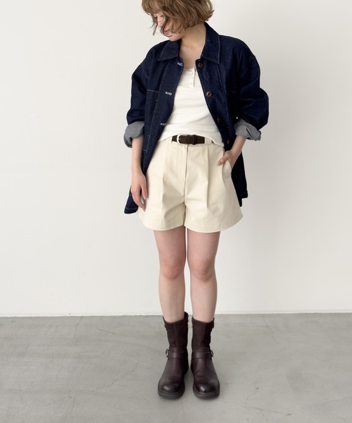 CANAL JEAN(キャナルジーン)の「El mar コットンショートパンツ(その他パンツ・レディース・クリーム/ベージュ・MEDIUM/SMALL)」の5枚目の写真