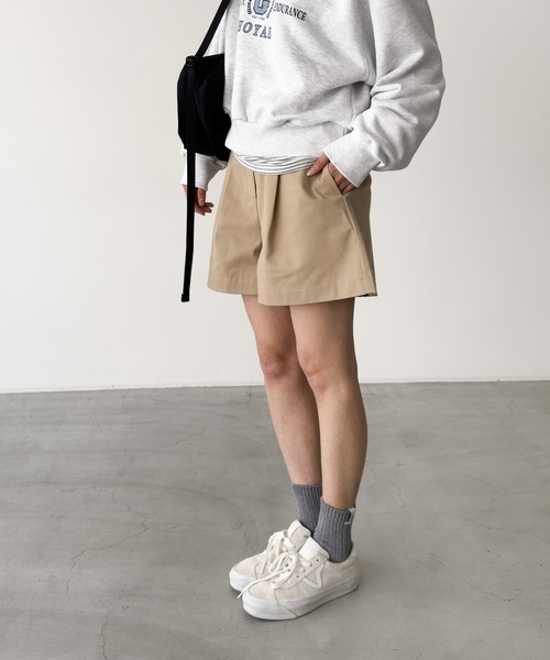 CANAL JEAN(キャナルジーン)の「El mar コットンショートパンツ(その他パンツ・レディース・クリーム/ベージュ・MEDIUM/SMALL)」の6枚目の写真