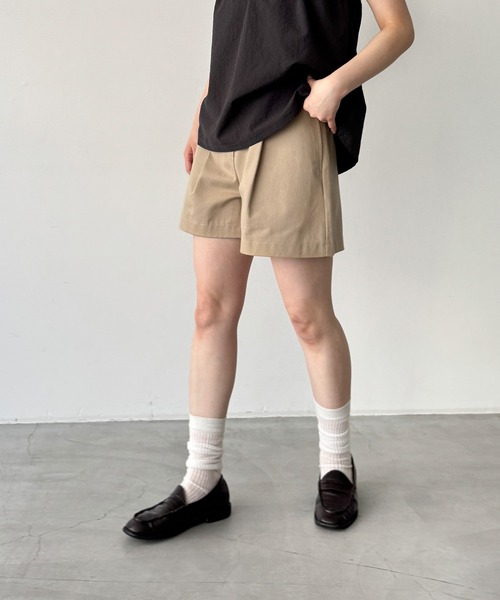 CANAL JEAN(キャナルジーン)の「El mar コットンショートパンツ(その他パンツ・レディース・クリーム/ベージュ・MEDIUM/SMALL)」の8枚目の写真