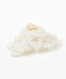 tiny tiny（ティニーティニー）の「シフォンクシュバンスクリップ[tiny tiny(ティニーティニー)]（バレッタ/ヘアクリップ）」