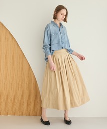 LA MARINE FRANCAISE | タックプリーツスカート(スカート)