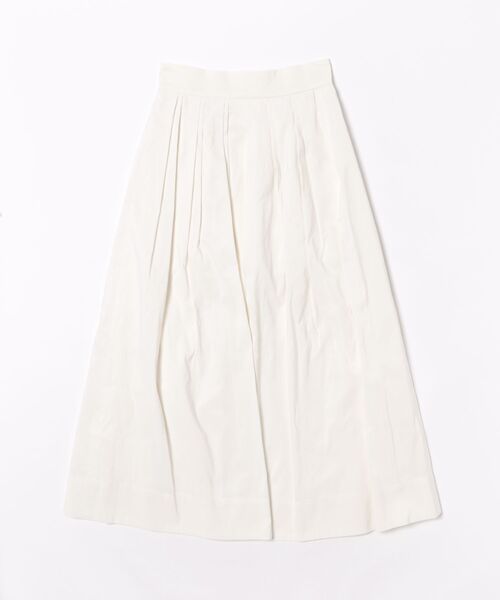 LA MARINE FRANCAISE（マリン フランセーズ）の「タックプリーツスカート（スカート・レディース・ネイビー/ベージュ/オフホワイト・36）」の12枚目の写真