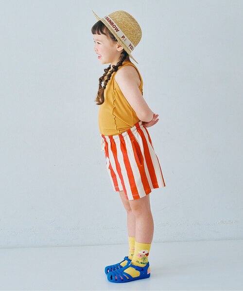 p.premier(ピードットプルミエ)の「バリエーションミニ裏毛ハーフパンツ(その他パンツ・キッズ・グレー/その他11/イエロー/ブラウン/グリーン/ピンク/レッド・80/90/100/110/120/130/140)」の22枚目の写真