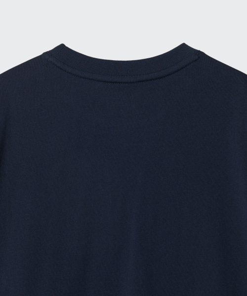 MUSINSA STANDARD KIDS（ムシンサスタンダードキッズ）の「リラックスドクルーネックTシャツ[ネイビー]（Tシャツ/カットソー・レディース・その他・100/110/120/130/140/150/160）」の6枚目の写真