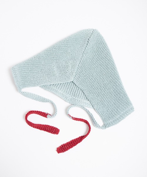 RACAL（ラカル）の「Linen Touch Cotton Knit Summer Hoodie / 擬麻コットンニットサマーフーディー（ニットキャップ/ビーニー・レディース・アイボリー/ブラック/グレー/ブルー・FREE）」の21枚目の写真