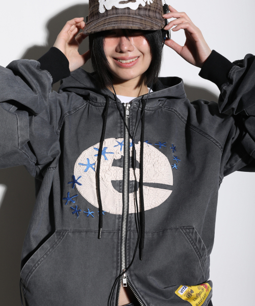 GJ110 Clack‑Axe Proローラー work‑ford паркер (чакер грей)
