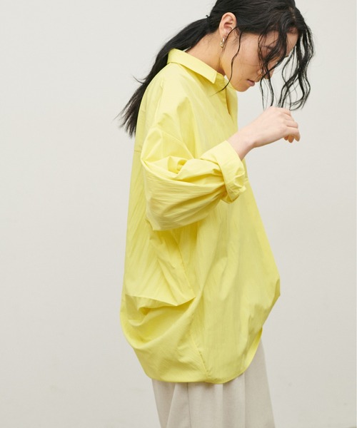 LARUTA(ラルータ)の「【LARUTA】スキッパー長袖シャツ(シャツ/ブラウス・レディース・ピンク/オフホワイト/グレイッシュベージュ/その他2/その他1/イエロー・FREE)」の18枚目の写真