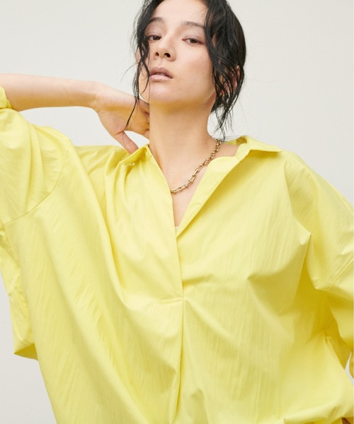 LARUTA(ラルータ)の「【LARUTA】スキッパー長袖シャツ(シャツ/ブラウス・レディース・ピンク/オフホワイト/グレイッシュベージュ/その他2/その他1/イエロー・FREE)」の17枚目の写真
