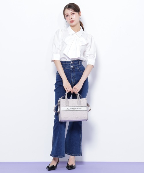 JILL by JILL STUART（ジルバイジルスチュアート）の「レースバンドオブトート（トートバッグ・レディース・グレー/ベージュ/ホワイト・FREE）」の13枚目の写真
