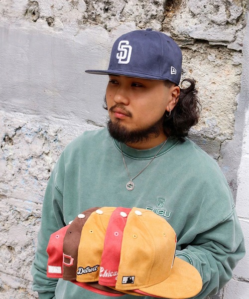 ニューエラ【NEW ERA】- HOMEGAME別注 サンディエゴ・パドレス キャップ 【San Diego Padres CO 59FIFTY SUEDE NAVY 14881994】